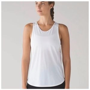 Lululemon White Sculpt Tank II, Size: 6 NWT